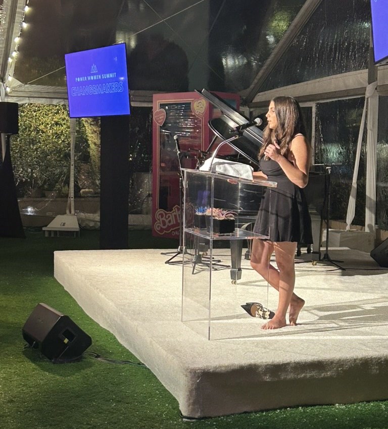 Ela speaking at Power Women Summit